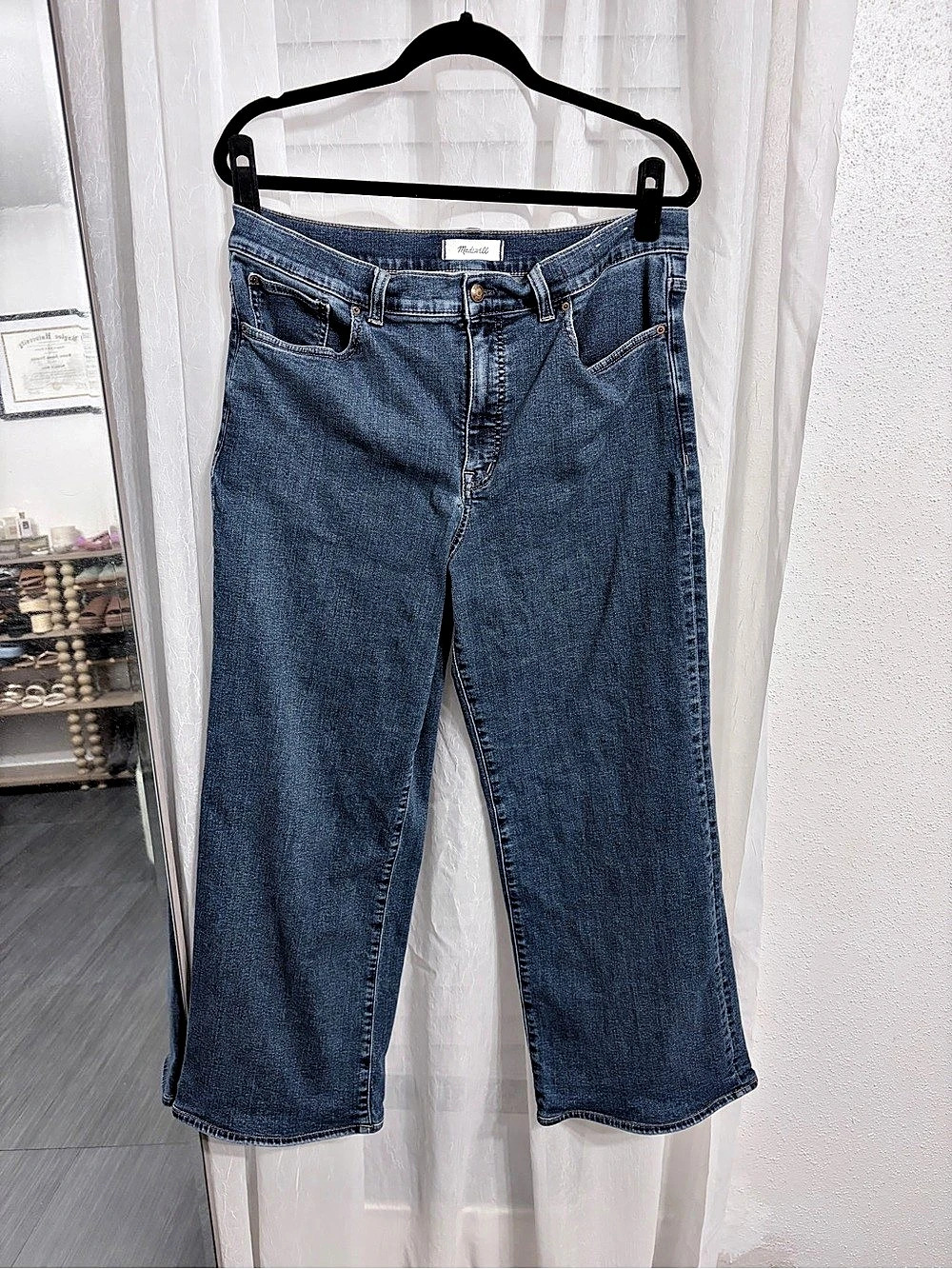 Madewell The Wide-Leg Jean  Waist 32 Like New